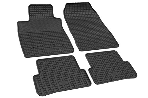Rigum - Alfombrilla de goma para coche Renault Clio IV/Renault Clio III