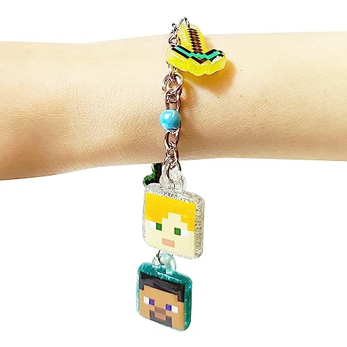 LUV HER 7" Bracelet with Metal Charms Ages 3+