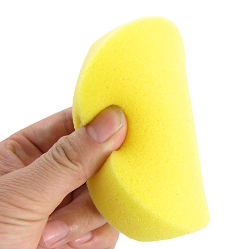 uxcell 6 Pzas Aplicador de Cera Redondo Amarillo miniatura 2