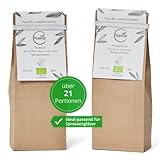 Navur Bio Sprossen für Sprossenglas I Brokkoli & Mungbohnen Samen I hohe Keimfähigkeit I 800g Keimsprossen für Keimglas I Bio I Vegan