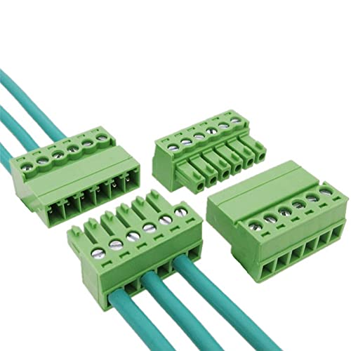Jienk 5Pcs 6-Pin 300V 8A Kf2Edgk 3.5Mm Pitch Screw Terminal Block Connector For 28-16Awg #TOP6