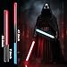 Lightsaber, Light Sabers with RGB 15 Colors, USB Rechargeable Lightsabers with FX Sound and Motion Sensors, Light Saber Sword Toy for Kids, Halloween Xmas Gift, Galaxy War Fighters Cosplay, 2Packs