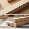 Barsha Space Balsa Wood Strips 80 Pcs, 1/4 x 1/4 x 12 Inch, Unfinished Soft Wood Sticks for Model Airplane, STEM Bridge Building & DIY Crafts (6x6x305mm) #3