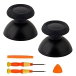 TOMSIN Joystick Replacement for PlayStation Portal, Original Thumbsticks Analog Thumb Sticks Parts with Tool for PS5 Portal (2PCS) - Black