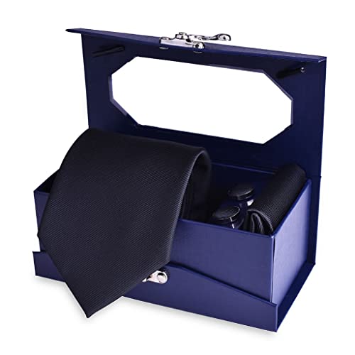 Set de corbata para hombre con caja de regalo