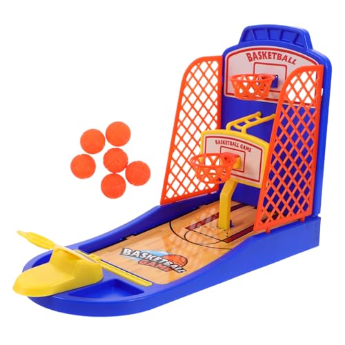 MOLUCKFU Basketball Tischspiel für Tisch basketballset mit Verstellbarem Schwierigkeitsgrad Interaktives Finger Shoot Spiel Koordination und Strategischem Denken