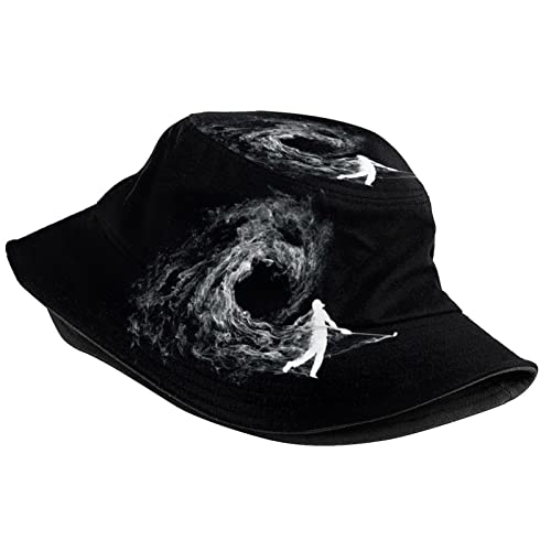 Cute Funny Golf Pattern Bucket Hat Fashion Sport Golf Beach Sun Hats Summer Outdoor Boonie Cap For Women Men #TOP1