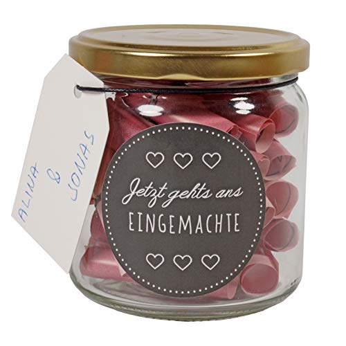 Presentou Caja de experiencias para parejas, 26 citas, lote para escribir uno mismo, regalo de cupón para enamorados, regalo de prueba de amor para novios (caja de regalo de boda con tapa de cristal)