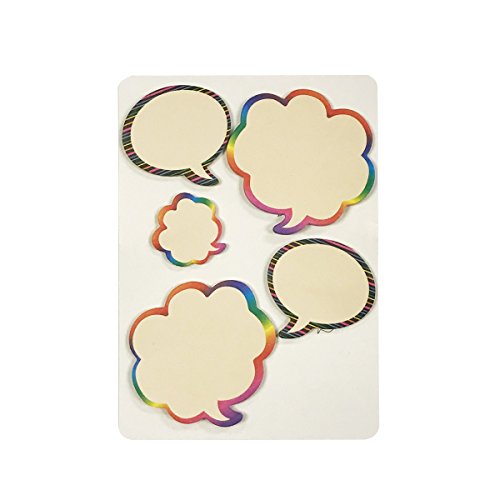 Notes Autocollantes Wrapables Blocs de Sticky Notes Bubble pour Notes de Bureau