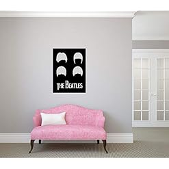 The Beatles Autocollant mural Affiche La musique Abbey Road Sticker Mural Salon Accueil Décoration Décor Élégant Art - Les Beatles, Paul McCartney, John Lennon, RIngo Starr, George Harrison The Beatles Autocollant mural Affiche La musique Abbey Road Sticker Mural Salon Accueil Décoration Décor Élégant Art – Image 2