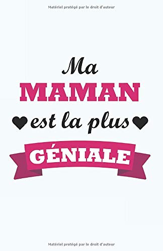 Télécharger Ma maman est la plus géniale - blanc: Carnet de notes - journal intime - cahier pour écrire - 110 Livre PDF Gratuit