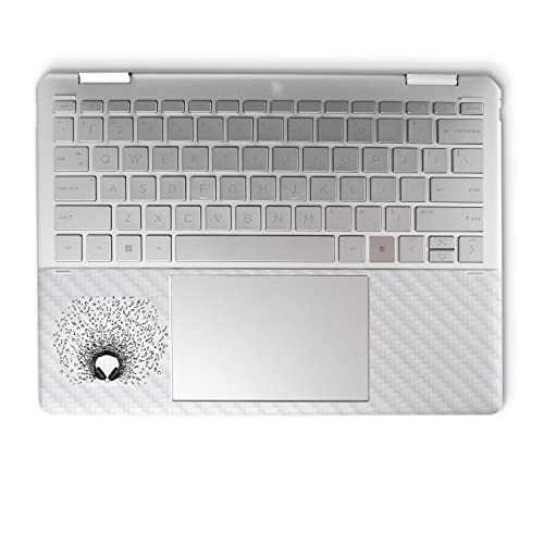 Image of MightySkins Carbon Fiber Skin Compatible with HP Spectre x360 14 inch (2022) Full Wrap Kit - Earworm | Protective, Durable Textured Carbon Fiber Finish | Easy to Apply | Made in The USA