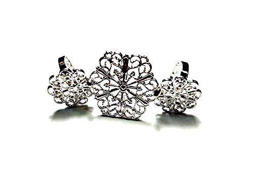 Bague médiévale 3 anneaux articulés en argent ou or pour passionné d'histoire