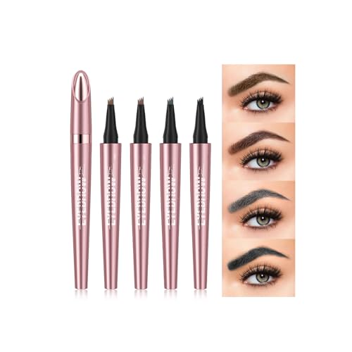 ZITIANYNEW Eye Brown Makeup - Eyebrow Pencil for Women with a Micro-Fork Tip Applicator - 4D Hair Stroke Brow Stamp Brush, Eye Brow Pencil for Natural-Looking Hair-Like Defined Brows, Last All-Day -  gifts for women
