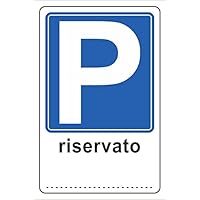 Cartello Parcheggio Cortile Privato 30x21 Cm In Alluminio Dibond – Resistente Alle Intemperie, Per Esterni. - 2