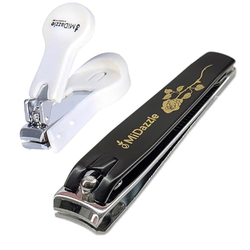 Image of Midazzle Adult Nail Clipper /Cutter and Baby Nail Cutter Combo (Pack of 2 - NA47)