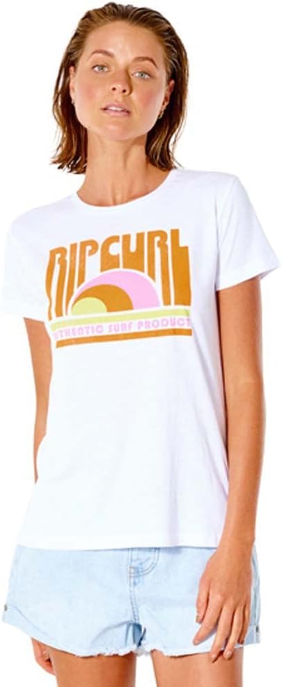 Rip Curl Surf Revival Standard Short Sleeve Tee White XL