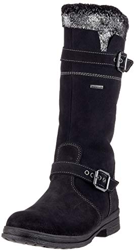 Däumling Mädchen Alia Hohe Stiefel, Blau (Turino Ozean 49), 27 EU