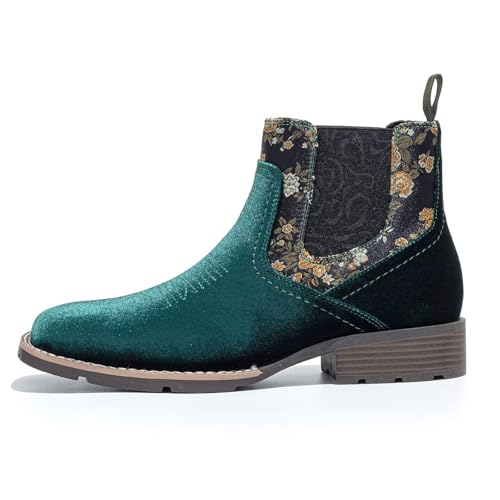Image of Men's Chelsea Boots Suede Ankle Boots - Comfortable Slip-On Dress Boots for Casual & Work