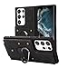 Produktbild Schutzhülle für Samsung Galaxy S23/S23plus/S23ultra, Klapphülle aus Leder, mit Ständer, Kartenfach, 360° Rundumabdeckung, S23 Ultra, Schwarz