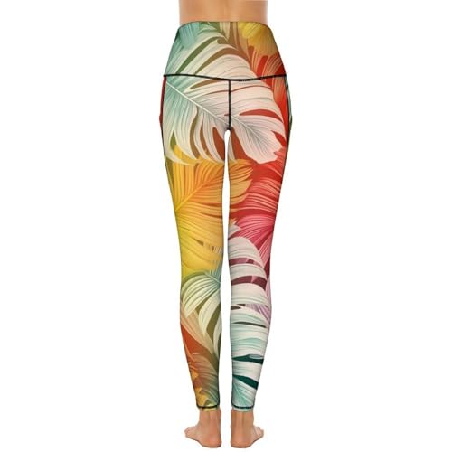Leggings de yoga con mariposas para mujer mallas con bolsillos y control de abdomen 5