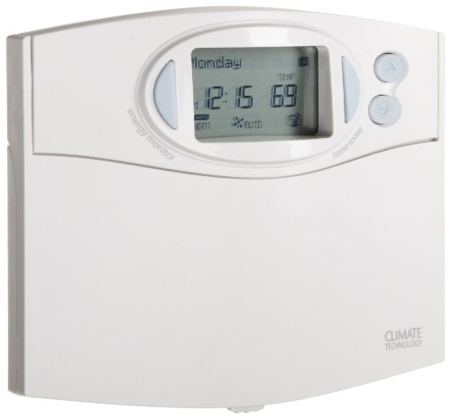 Supco 43665 Programmable Wall Thermostat with Auto Season Changeover, 45 to 95 Degree