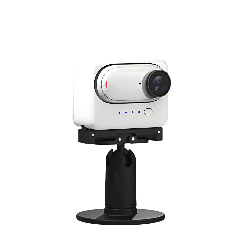 Caricabatteria Stazione Di Ricarica Per Insta360 GO 3S/GO 3 – Con Indicatore LED, Attacco 1/4'' E Clip Speciali - 3