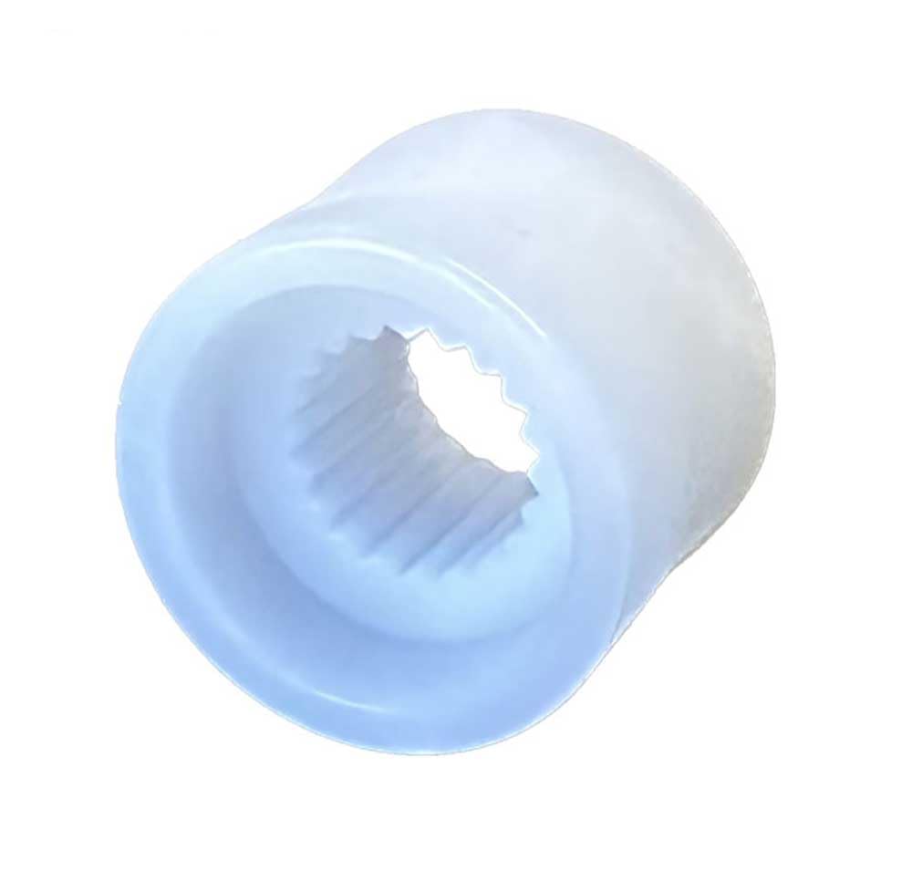 Tml White Handle Spline Adaptor Vernier 20 Teeth Inside | Smooth Outside X 15.65Mm For Victorian Plumbing Bath And Basin Tap Cartridges