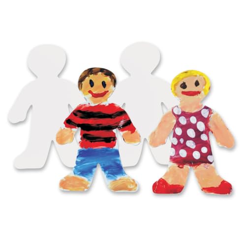 Roylco Wee Kid Fingerpaint Paper – 36 Pre-Cut People Shapes | Finger Painting, Self-Portraits & All About Me Projects | Craft Paper for Kids & Classrooms Roylco Wee Kid Fingerpaint Paper – 36 Pre-Cut People Shapes | Finger Painting, Self-Portraits & All About Me Projects | Craft Paper for Kids & Classrooms