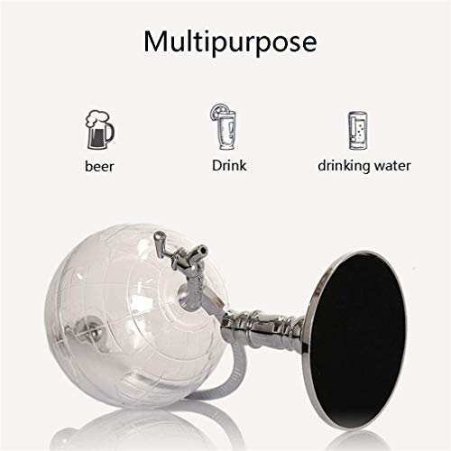 Jiutong Globe Wine Separator Cannon Beer Gieten Wijn Bier Machine Wijn Toren Bar Drinken Fontein KTV-benodigdheden, 1.5L,B - Image 8