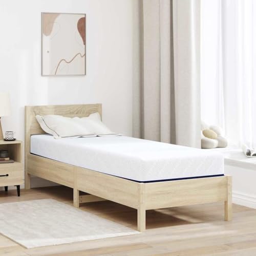 Ziaphsol Colchón de 80 x 200 cm de tejido jacquard con espuma viscoelástica y espuma de gel para dormitorio, cama de invitados, canapé y somier, ergonómico transpirable