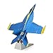 Metal Earth Fascinations Premium Series Blue Angels F/A-18 Super Hornet 3D Metal Model Kit Bundle with Tweezers