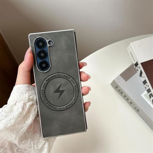 Coque Galaxy Z Fold 4 anti-rayures couleur unie gris mat