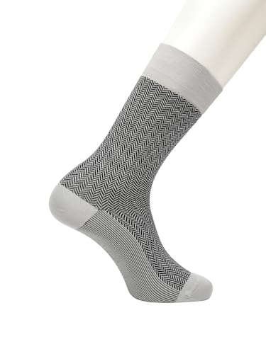 Image of Theater Black Men's Socks | Mercerised Cotton | Mid Calf Length | Anti-Bacterial | Luxury Office Wear | Soft & Breathable Comfort