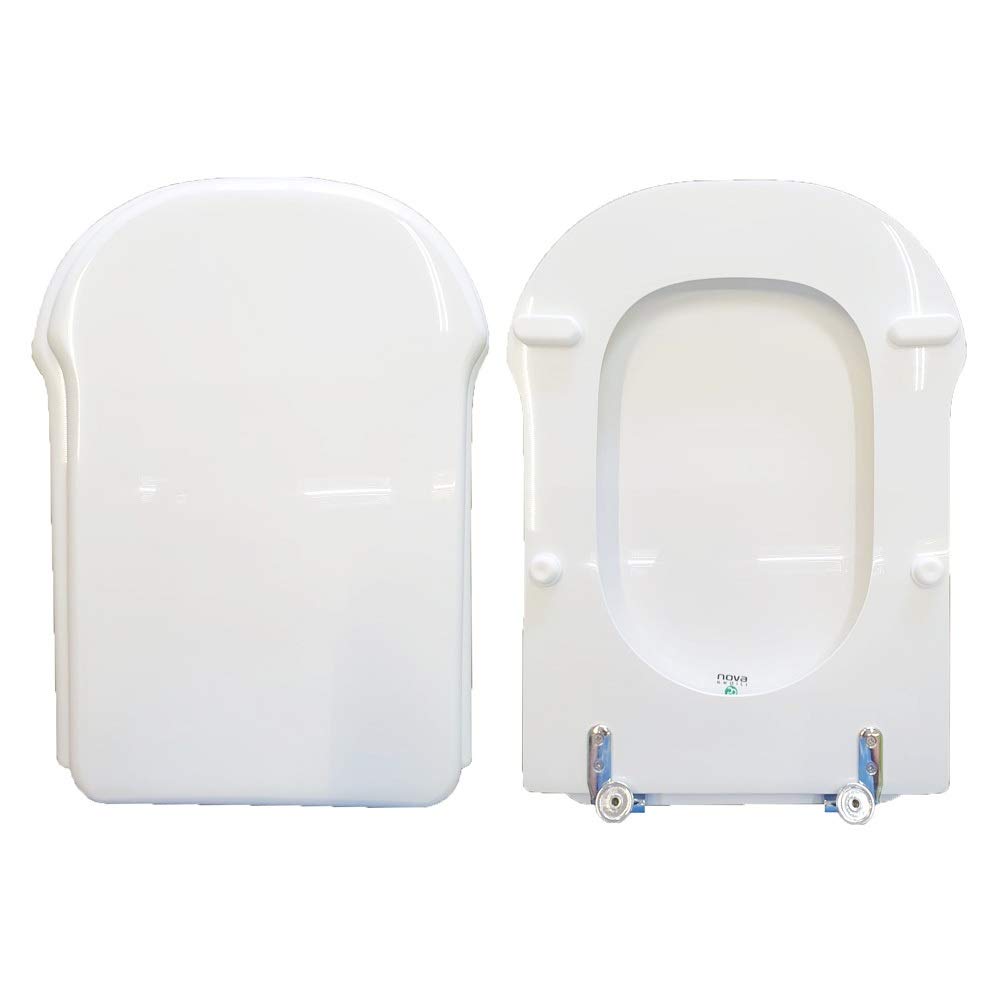 Copriwater Serie 81 Astra legno rivestito in resina poliestere bianco