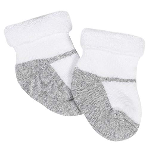 Image of Gerber Unisex-Baby Newborn 6 Pack Cozy Designer Socks