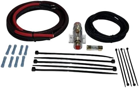 Kustom Cycle Parts Kit de cableado de amplificador compatible con Harley Davidson y todas las demás motocicletas y amplificadores, incluyendo