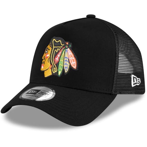 New Era Mesh A Frame Trucker Cap Nhl Chicago Blackhawks - vue 2