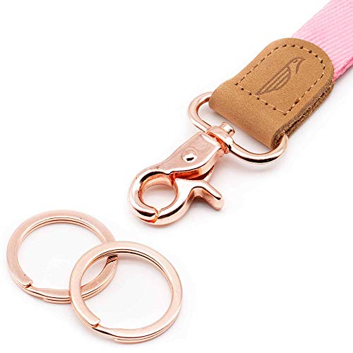 Image of POCKT Keychain Wristlet for Women and Men, Cute Wrist Lanyard for Keys, Short Key Chain Strap for Car Keys, Wallet, ID Badge & Phone | Mood