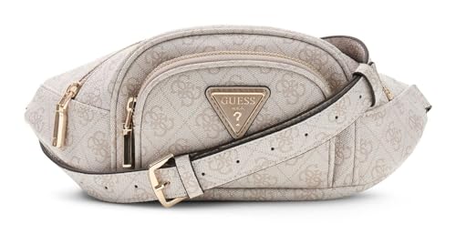 GUESS Bolso de la Correa Latona color crema con logo elegante para mujer