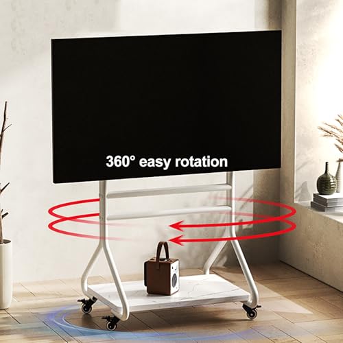 Soporte móvil ajustable con ruedas para TV 50-100 pulg miniatura 5