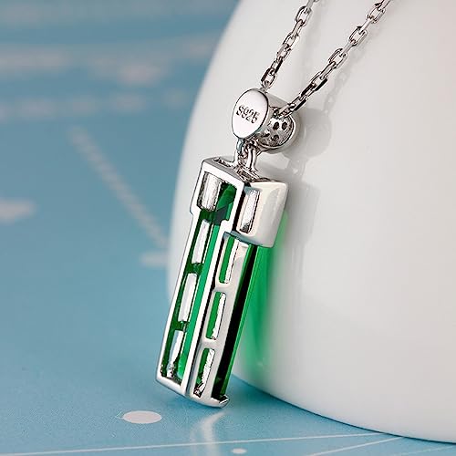 Collier émeraude pour femmes couleur rose : le bijou idéal sans fausse note pour mariage - 5