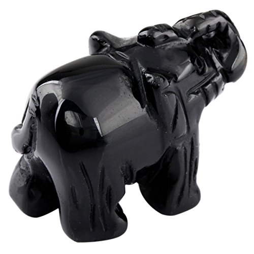 Cristal de guérison éléphant de poche Rockcloud pour décorer votre bureau