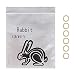Dental Orthodontic Rubber Bands Orthodontic Elastic Orthodontic Supply (3/16", 3.5 Oz)
