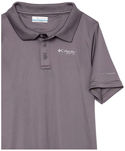 Columbia Polo infantil para meninos Slack Tide, cinza cidade, GG