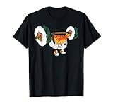 Funny Sushi Weight Lifting Japanese Food Gym Gift T-Shirt