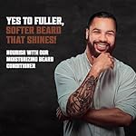 Viking Revolution Beard Conditioner w/Argan & Jojoba Oils - Softens & Strengthens - Sandalwood Scent - Beard Conditioner w/Beard Oil (17oz Conditioner) - Image 4