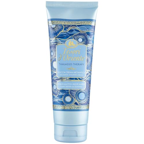 Tesori d'Oriente - Duschcreme Thalasso Therapy mit Wasserextrakt aus Fidschi-Inseln und Meeresalgen, reinigt die Haut und spendet Frische und Feuchtigkeit, 250 ml