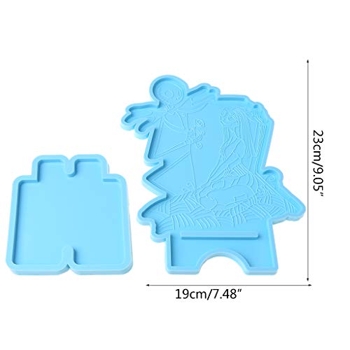 HELYZQ Suporte de celular DIY para celular com molde de resina epóxi, molde de silicone