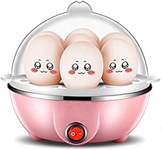 ARROM Electric Egg Boiler and Poacher, 7 Eggs Capacity, 350 Watts, One-Touch Control, Egg Cooker for Steaming, Cooking, Boiling and Frying, Omelette Maker